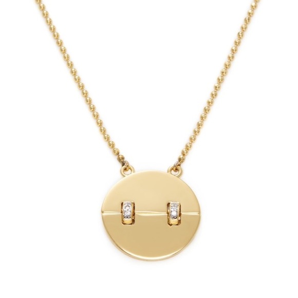 NWT $350 Rachel Zoe Kate Collar Necklace 14k Gold-plated w Crystal ~ STUNNING! - Picture 13 of 13